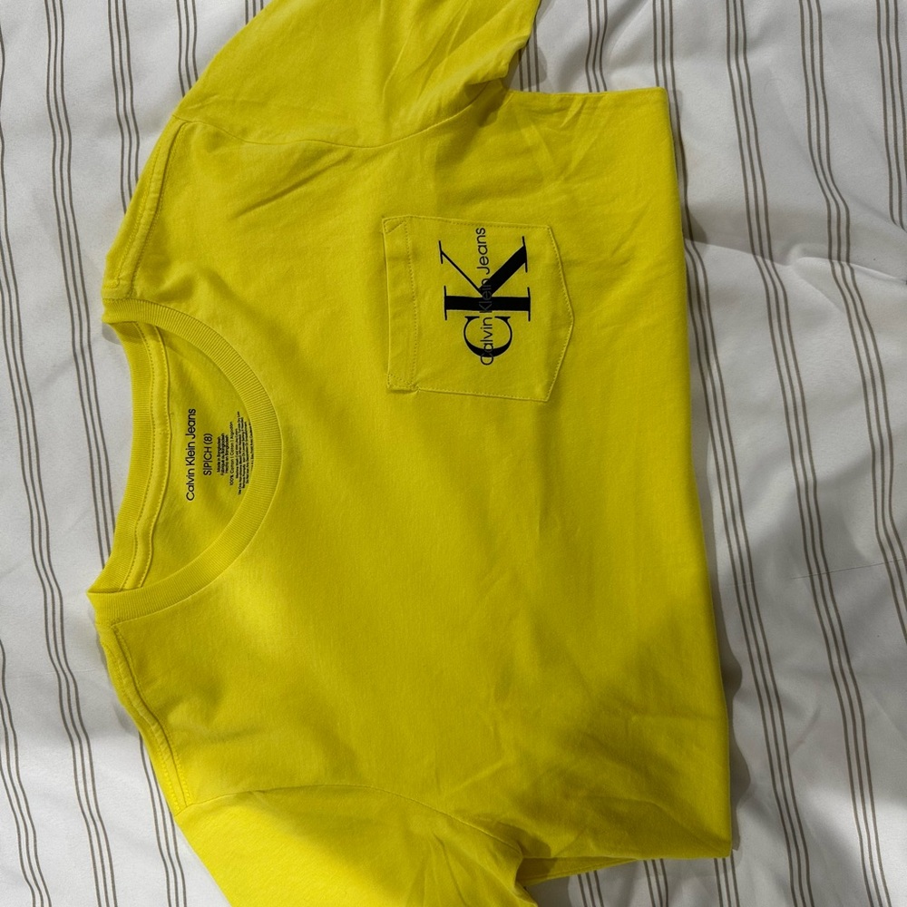 Calvin Klein Jeans Yellow Kids T-Shirt